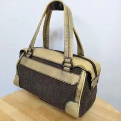 Paul Stuart ポールスチュアート レザー ハンドバッグ ベージュ系