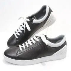 試着程度 EMPORIO ARMANI スニーカー レザー US10 グレー