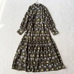 MACT×JOURNAL STANDARD アールフラワーワンピース マキシ F