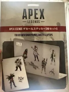 【2箇所欠如・シールのみ配送】APEX LEGENDS ステッカー3枚セットB