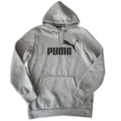 【used】PUMAプーマ フード付プルオーバーパーカー S グレー
