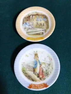 ピーターラビット♥フィギュア 不二家 皿 コレクション うさぎ