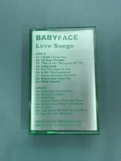 BABYFACE Love Songs カセットテープ