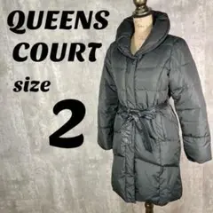 【QUEENS COURT】 クイーンズ コート ダウンジャケット ブラック