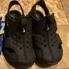 子ども サンダル NIKE サンレイプロテクト 2 13cm 黒 ブラック