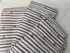 ハンドメイド高級生地、コットンの様な　5m× 3組￼ KOWA