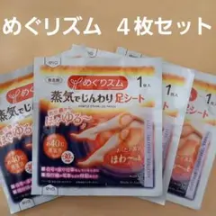 めぐりズム 蒸気でじんわり足シート