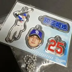 中日ドラゴンズ カスタムアクリルチャーム　石川昂弥選手
