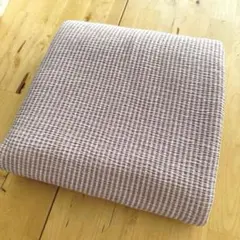 くすみパープル　クレープ生地　110×300cｍ　ポリエステル100％