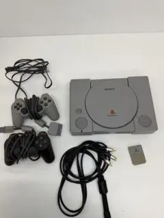 SONY PlayStation 本体 コントローラー2個付き