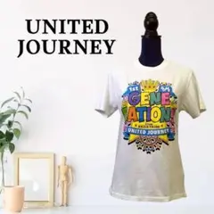 zG23【S】ユナイテッドジャーニー グラフィックTシャツ フェスデザイン