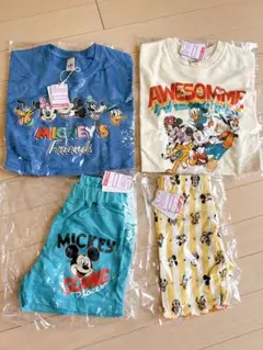 【新品未使用】ディズニー　ミッキー　キッズ服　110　4点　まとめ売り　子供服