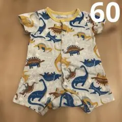 Ampersand 恐竜柄半袖ロンパース サイズ60