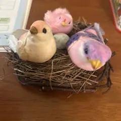 小鳥　インコ　置物