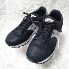 SAUCONY スニーカー JAZZ 81 37.5 BLACK/SILVER