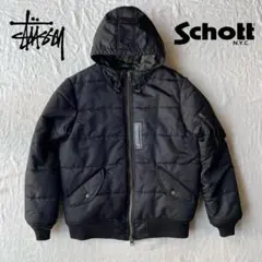 3月末で出品終了☆新品Ｍ☆STUSSY別注 Schottミリタリージャケット 3月末で出品終了☆新品M☆STUSSY別注 Schottミリタリー