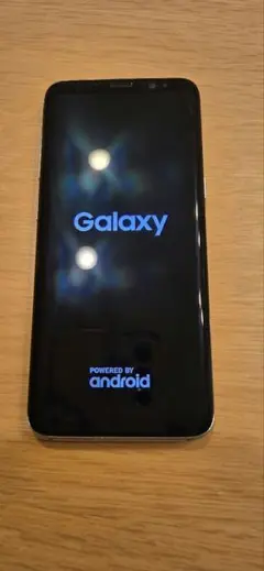 GalaxyS8 au ブルー　画面交換済　新品ケース付き