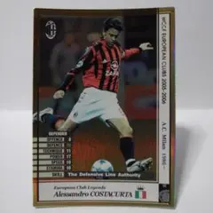 サインカード　コスタクルタ　ACミラン　イタリア代表 アレッサンドロ・コスタクルタ | FOOTISTAカードデータ詳細