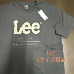 【新品】Lee ダークグレー TシャツMサイズ 綿100% Lサイズ相当 半袖