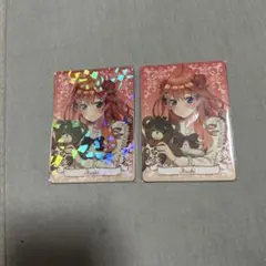 イシュキ ホログラムカード 2枚セット　五等分の花嫁の一番くじのものです