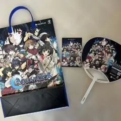 AQUAPAZZA うたわれるもの扇子・ポストカード・紙袋セット