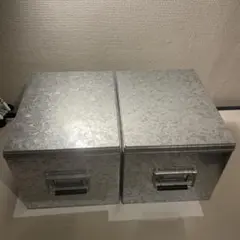 無印良品トタンボックス大2個セット