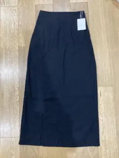 リエディ　コットンリネンスリットIラインスカート