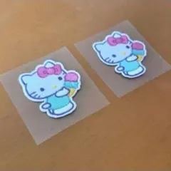 ☆新品・未使用☆ハローキティ アイロンワッペン サンリオ キティちゃん
