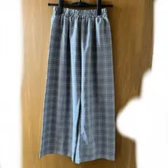 チェックパンツ イージーパンツ