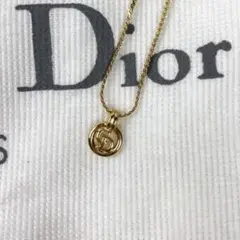クリスチャン ディオール ネックレス サークル ロゴ CD ヴィンテージ