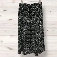 ユニクロ　ベルテッドフレアスカート　Mサイズ　春夏　871n