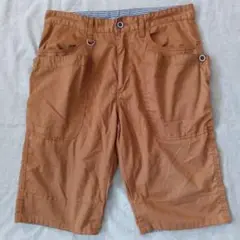 TK MIXPICE ブラウン ハーフパンツ M コットン ショートパンツ
