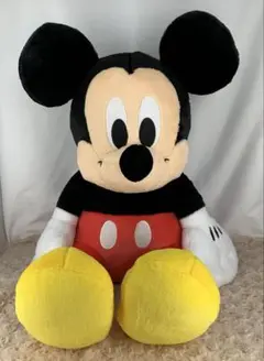 ミッキーマウス　グランデぬいぐるみ　おすわりver.