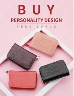 茶　ジャバラ 名刺入れ ミニ財布 レザー パスケース　収納 カードケース