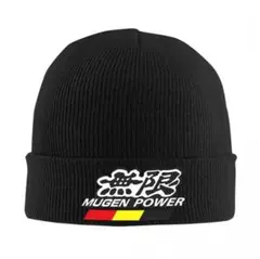 無限 MUGEN POWER ニット帽 ブラック