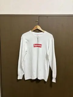 Supreme Box Logo L/S Tee ホワイ 20AW
