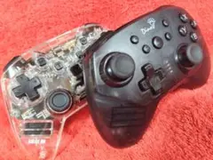 【Switch】P4WCK3 ＆ SW159BK ゲームパッド 背面