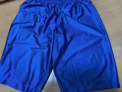 バスケットボールパンツ　青　レディース向け