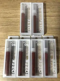 【未開封・未使用】AZTK リップカラー　ベルベットクリーミーリップ　5色6本