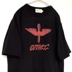 AVIREX ビッグロゴ Tシャツ 黒 M