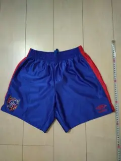 FC東京 umbro ショートパンツ 青/赤 150