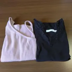 タンクトップ2枚セット　L