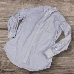 ユニクロ　UNIQLO ファインクロスチェックシャツ　メンズ　シャツ　L