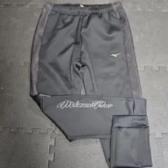 【美品】ミズノプロ ストレッチスウェット パンツ Oサイズ ブラック