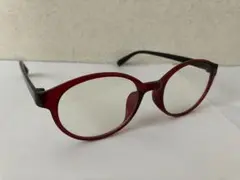 伊達メガネ レッドボスリントン