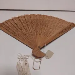 白檀扇子 桐箱入り 未使用