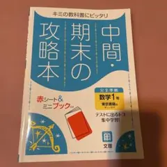中間期末の攻略本東京書籍版数学1年