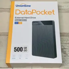 【新品未開封】UnionSine 外付けHDD 500GB 【ピンク】