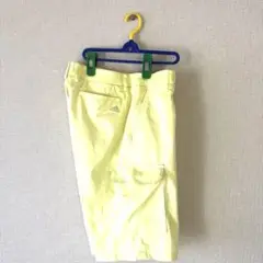 adidas ライトイエロー カーゴパンツ