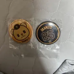 ジャイアンツくじ　オカモン　缶バッジ　E賞